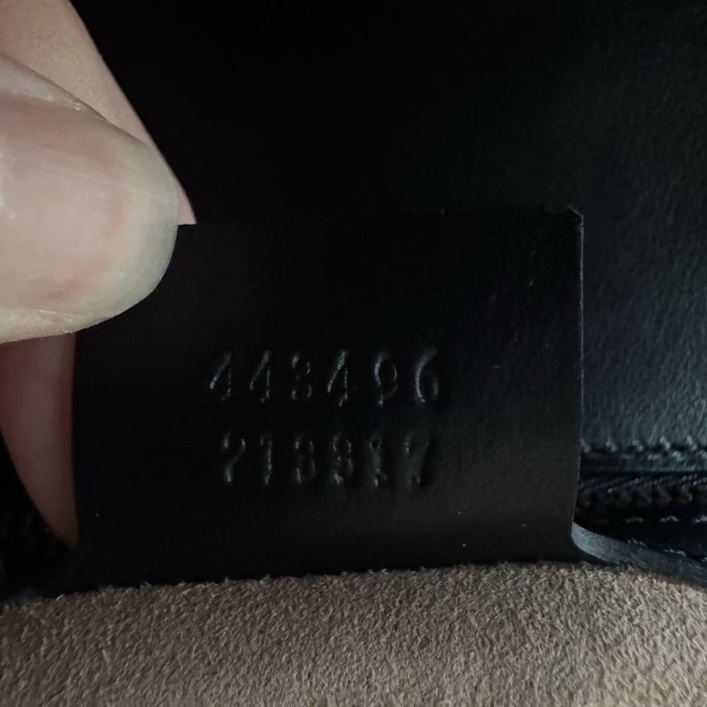 Gucci Black and Gold Shoulder Bag with Butterfly and Bug Accents like new! - Picture 6 of 7